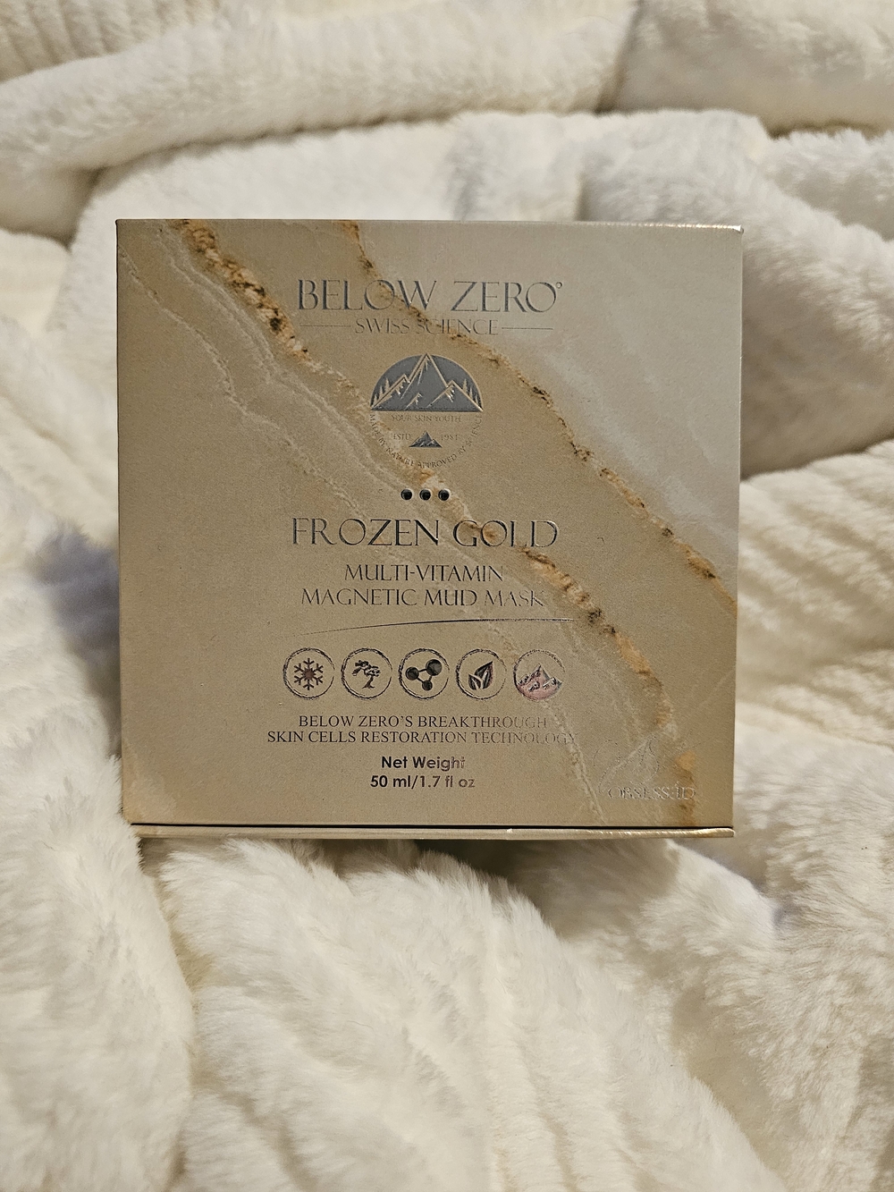 Below Zero Frozen Gold Multi-Vitamin Magnetic Mud Mask